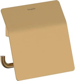 Suport hartie igienica cu protectie Hansgrohe AddStoris S bronz periat