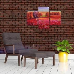 Tablou - Peisaj roșu (90x60 cm)