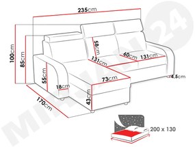 Zondo Colțar Lysand 2rLC (crown 4). 1053932