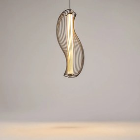 Lustra Suspendata LED, Negru, Shadows of the past