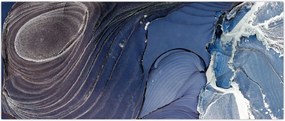 Tablou - Cerneală marmorată (120x50 cm)