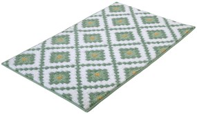 Kleine Wolke Alhambra covor de baie 120x70 cm dreptunghiular alb-verde-galben 9174685225