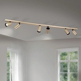 Aplica de perete/tavan cu Spoturi stil minimalist modern SEAN 6L auriu
