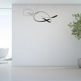 Lustră LED pe cablu CAPPIO LED/36W/230V neagră