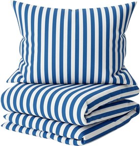 Lenjerie de pat din bumbac ANNEFLEUR KOBALT albastru Dimensiune lenjerie de pat: 2 ks 60 x 70 cm | 240 x 200 cm