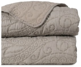 Cuvertură taupe matlasată 180x260 cm – Ixia