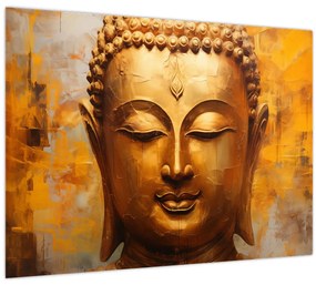 Tablou - Buddha, pictură în ulei (70x50 cm)