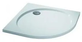 Cadita de dus semirotunda, Huppe Novano, compozit, 100x100cm, H4cm, 200913.055