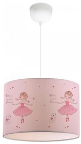 Lustră pentru copii CANDY 1xE27/40W/230V roz