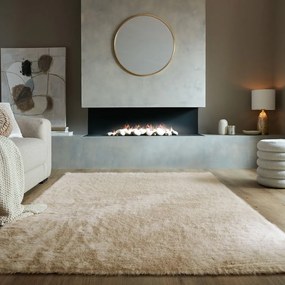 Blană bej sintetică 80x150 cm Alpine Faux Fur – Flair Rugs