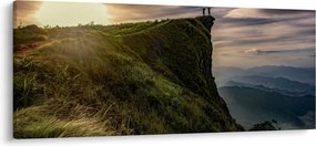 Tablou - Femei la stânci (120x50 cm)