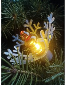 Instalație luminoasă Astra LED mini Brăduț colorată, 20 beculețe