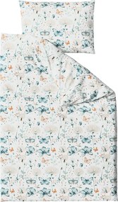 Lenjerie de pat din bumbac creponat pentru patut Renforcé ELIVINE albă Dimensiune lenjerie de pat: 45 x 65 cm | 90 x 140 cm