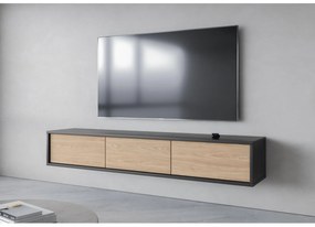 Masă TV Fiora 38 (antracit + stejar uleios). 1066461