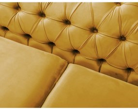 Canapea cu 2-locuri de lux, auriu, NIKOL 2 ML