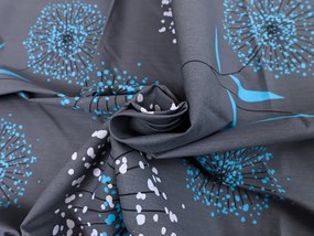 Lenjerie de pat din bumbac gri JODI Dimensiune lenjerie de pat: 70 x 90 cm | 140 x 200 cm