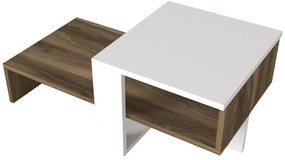 Măsuță de cafea Chan (Alb + Nuc). 1071675