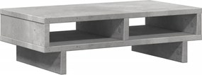 vidaXL Suport de monitor, gri beton, 50x27x15 cm, lemn prelucrat