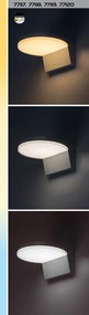 Aplica exterior LED, Senzor de miscare, Protectie IP54, Batida, alb