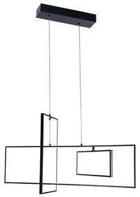 Lustră LED pe cablu ONLI SQUID LED/60W/230V 4000K negru