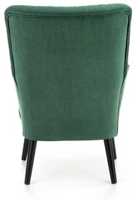 Fotoliu tapitat Delgado Velvet verde – H100 cm