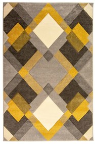 Covor galben/gri 200x290 cm Nimbus – Flair Rugs