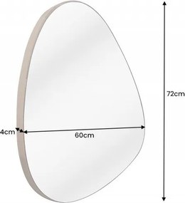 Oglinda decorativa Noemi 70cm stejar natur