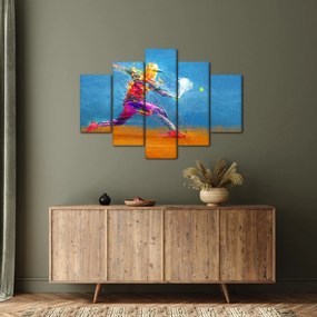 Tablou - Jucător de tenis pictat (150x105 cm)