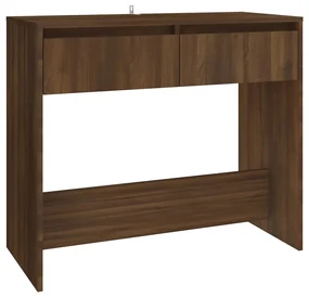 813001 vidaXL Măsuță consolă, stejar maro, 89x41x76,5 cm, lemn prelucrat