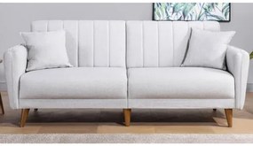 Canapea extensibilă KITO, 2 locuri, crem