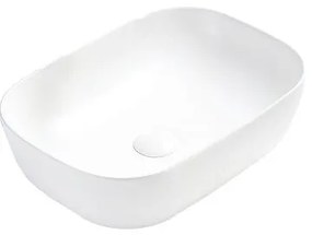 Mexen Rita chiuvetă de blat 45 x 32 cm, alb mat - 21084501