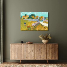 Tablou - Vincent van Gogh, Farmhouse in Provence, reproducere (90x60 cm)