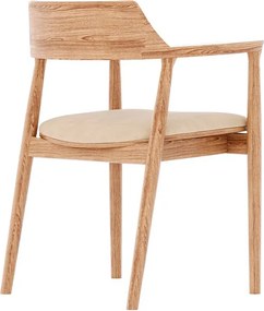 Scaun lemn masiv Quest, 52,5 × 58 × 78 cm