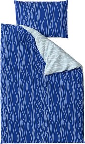 Lenjerie de pat din microfibra LIORA albastru Dimensiune lenjerie de pat: 2 buc 70 x 90 cm | 200 x 220 cm