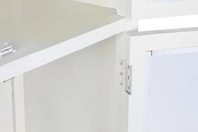 Vitrina alba, din lemn de mango, Grace