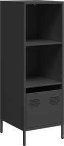 vidaXL Dulap înalt, negru, 35x39x103,5 cm, oțel