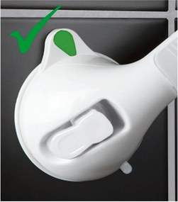 Mâner de siguranță pentru cabina de duş Wenko Secura, 29 cm L, alb