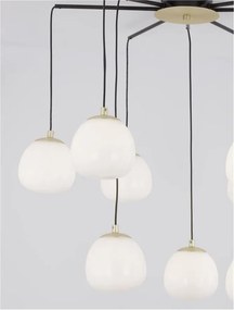 Lustra moderna design deosebit cu 8 de surse de lumina THE EGG