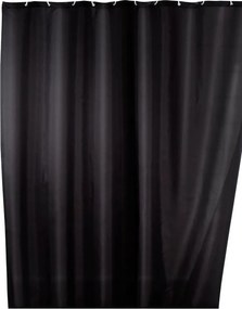 Cortina de duș, textilă, 180x200 cm, WENKO, neagră