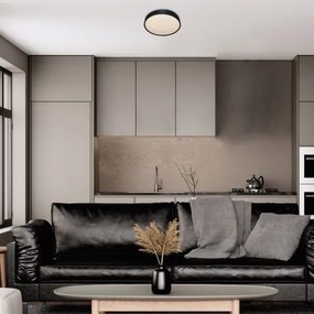 Rabalux 75009 - Lampa LED de tavan LARCIA 18W 230V IP44 4000K negru