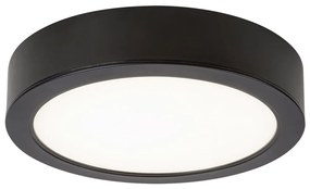 Plafoniera LED design modern Shaun negru 17cm