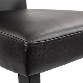 Set de masă Karen 4+1 negru-negru