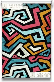 Roletă textilă Urban 4000 cu model abstract tip graffiti