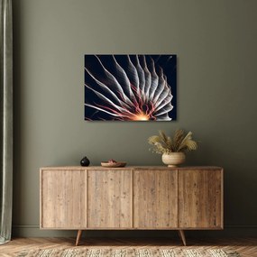 Tablou pe sticlă - Descărcare de lumini (70x50 cm)