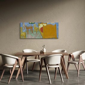 Tablou - Vincent van Gogh, The Bedroom, reproducere (120x50 cm)