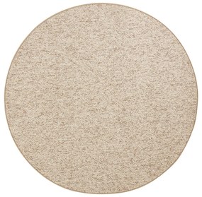 Covor maro deschis rotund ø 200 cm Wolly – BT Carpet