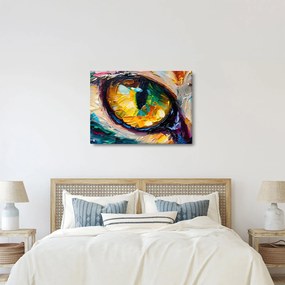 Tablou - Ochi de pisică Pictură (70x50 cm)