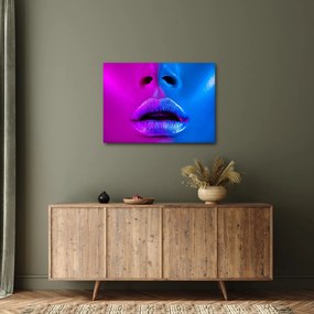 Tablou - Imaginea buzelor colorate (70x50 cm)
