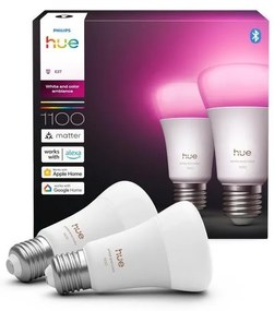 Set de 2 becuri LED dimabile Philips Hue WACA E27/8,1W/230V 1000-20000K