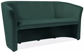 Canapea TM-3 velvet verde/wenge Blu78